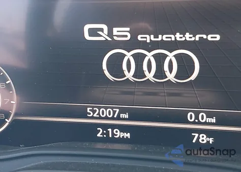 2018 Audi Q5 2.0T Premium/2.0T Tech Premium из США, поврежденный, VIN WA1BNAFYXJ2006210